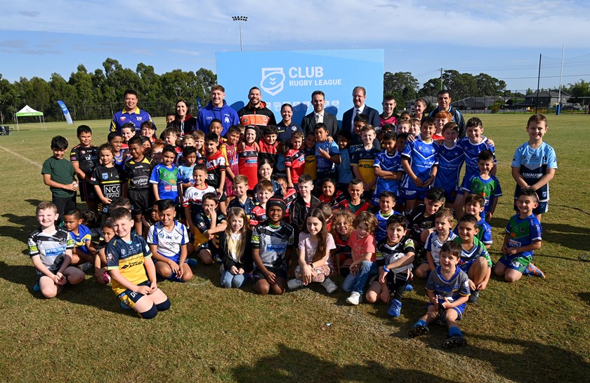 New South Wales Rugby League held a club event at Kellyville Park.