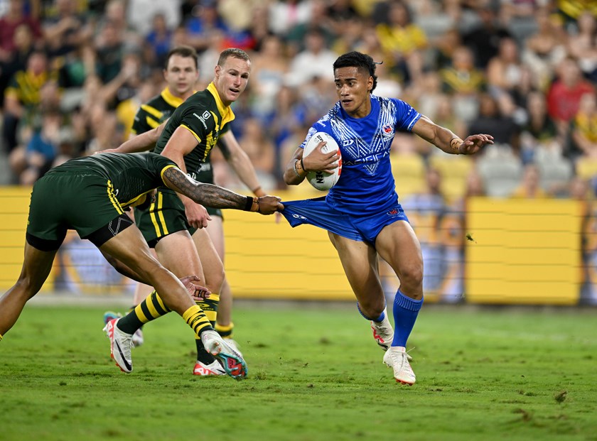 Sua Faalogo impressed on his Samoa debut.