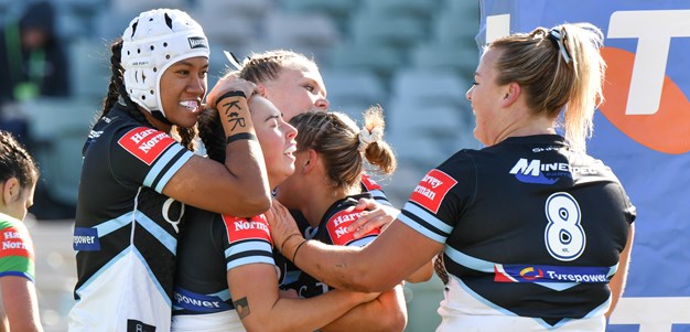 NRLW Saturday: Sharks rewrite record books; Dragons v Roosters; Cowboys v Knights
