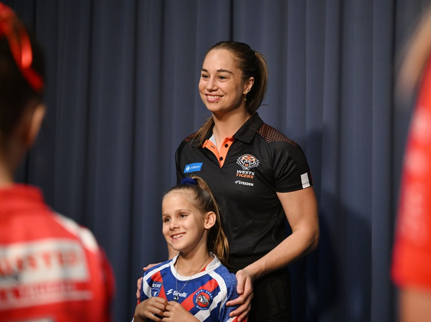 Wests Tigers captain Kezie Apps is eager to connect with the next generation of female players.